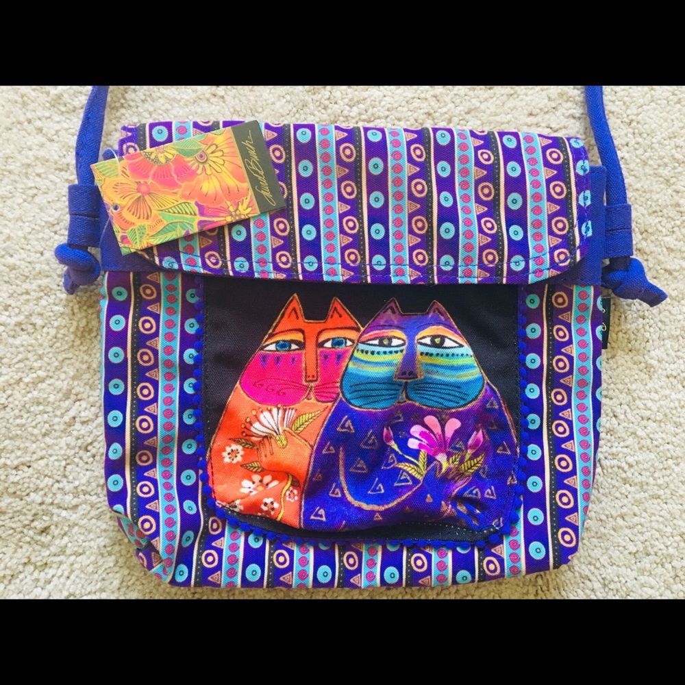 RARE Laurel Burch Cat Purse NWT